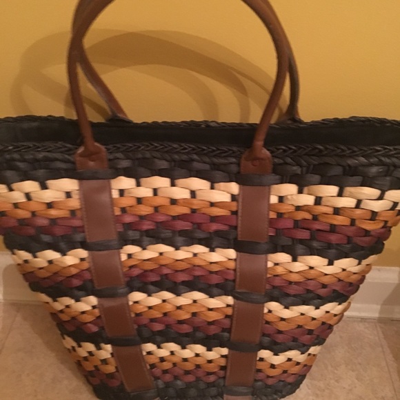 Straw bag - - Picture 2 of 2
